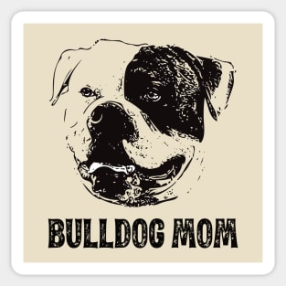 American Bulldog Mom - Bulldog Dog Mom Sticker